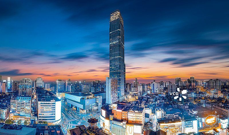 IFS国金中心黄昏