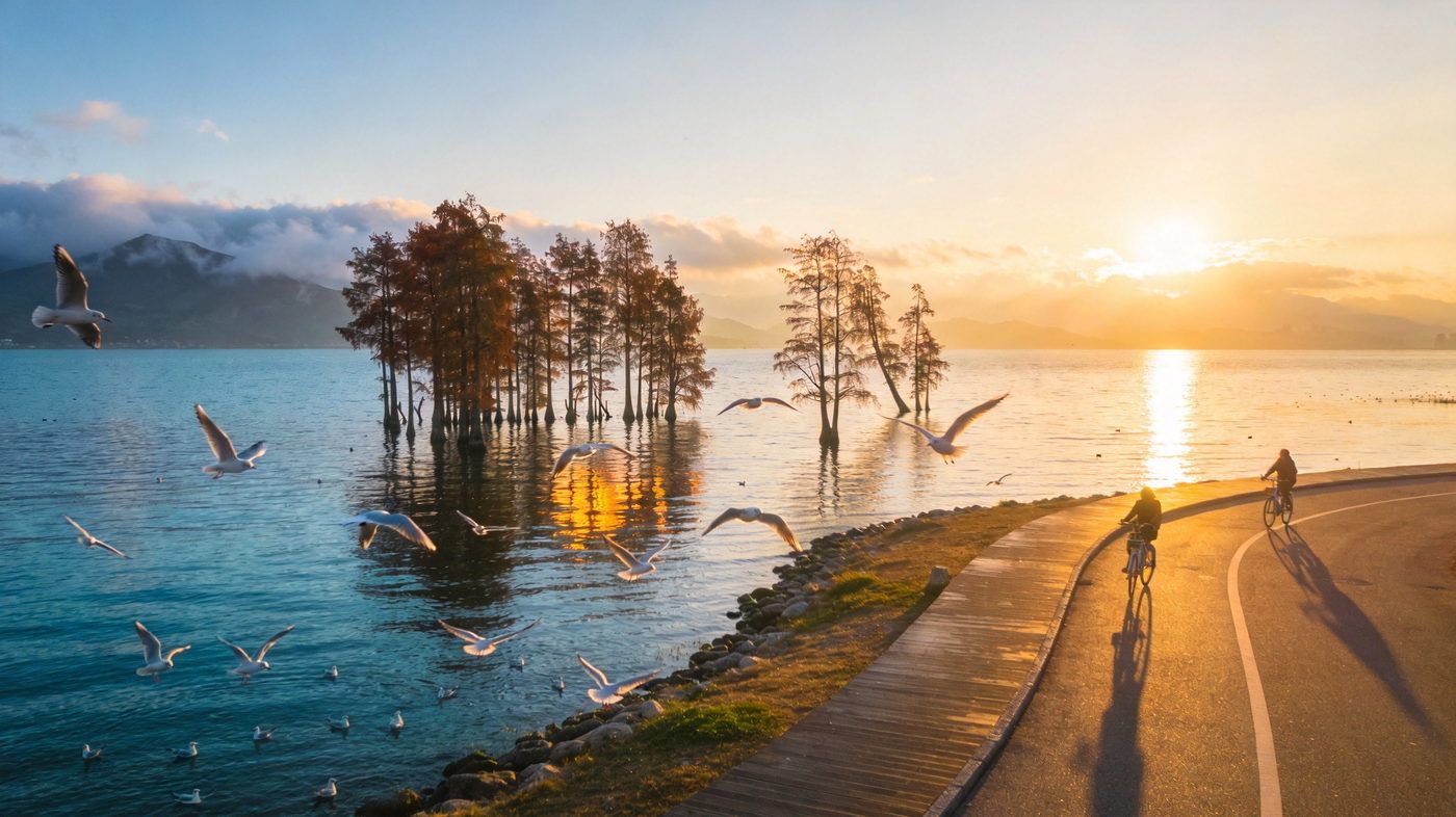 洱海生态廊道骑行