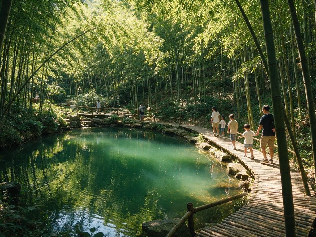 竹影步道 · 光影斑驳