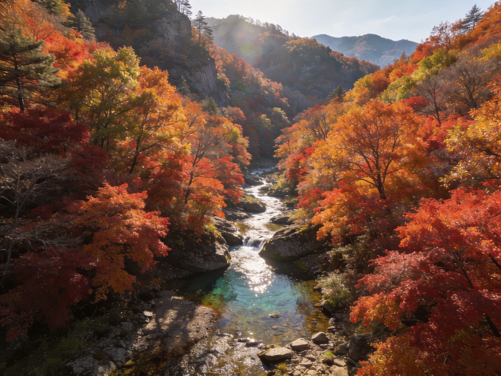 关门山红叶