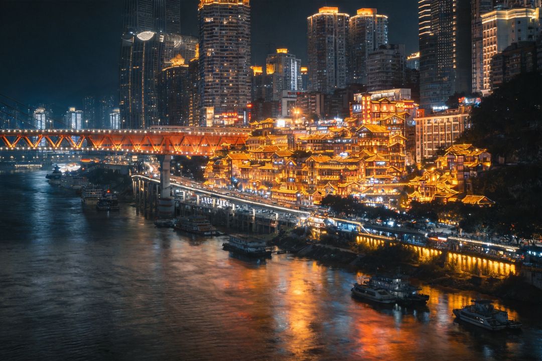 重庆洪崖洞夜景