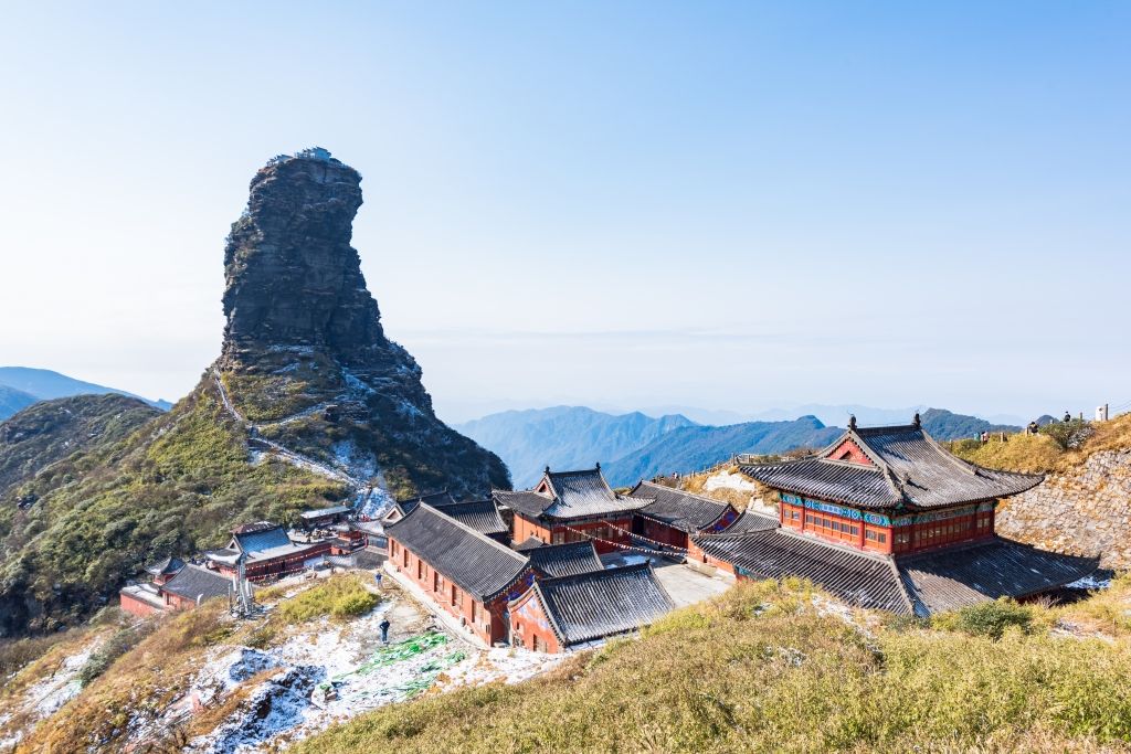 梵净山红云金顶与云海