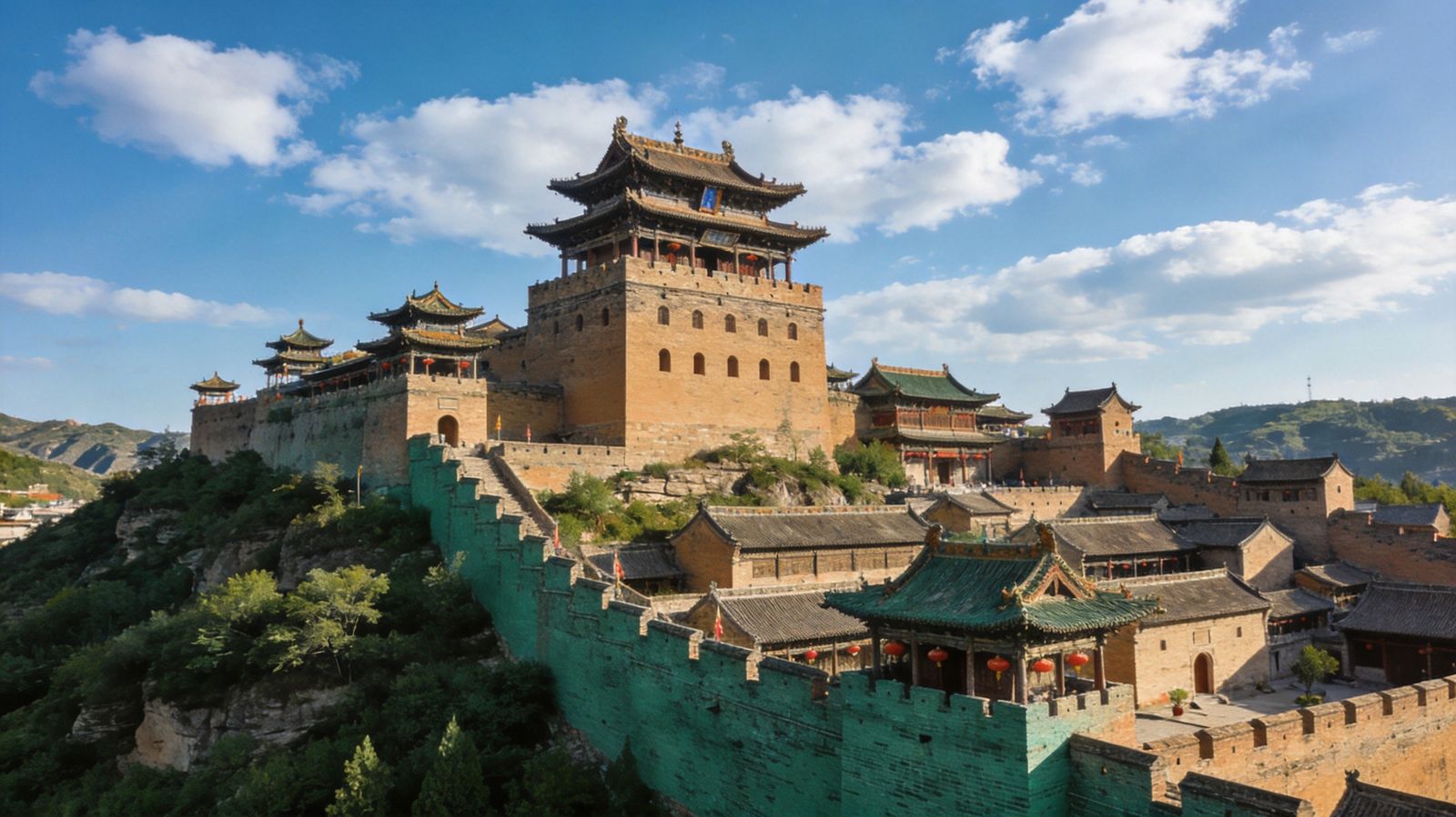 皇城相府城堡全景