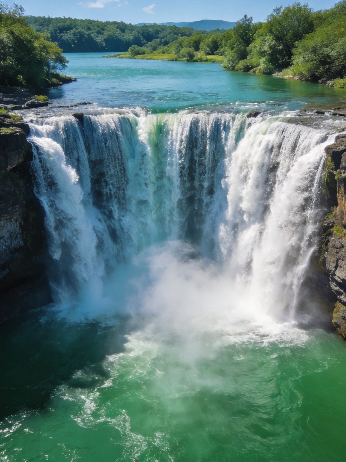 镜泊湖吊水楼瀑布