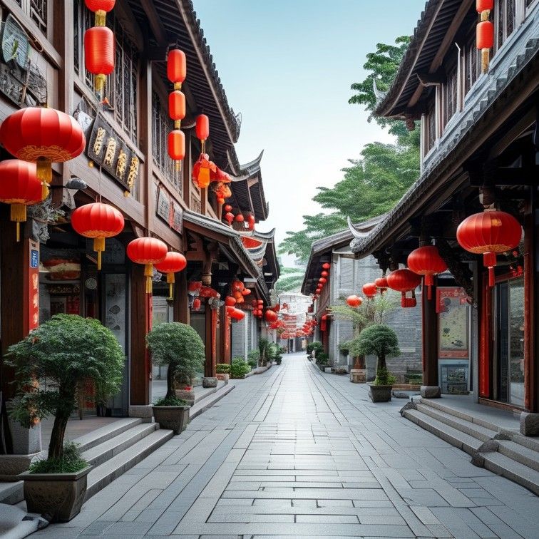 悬西街古街