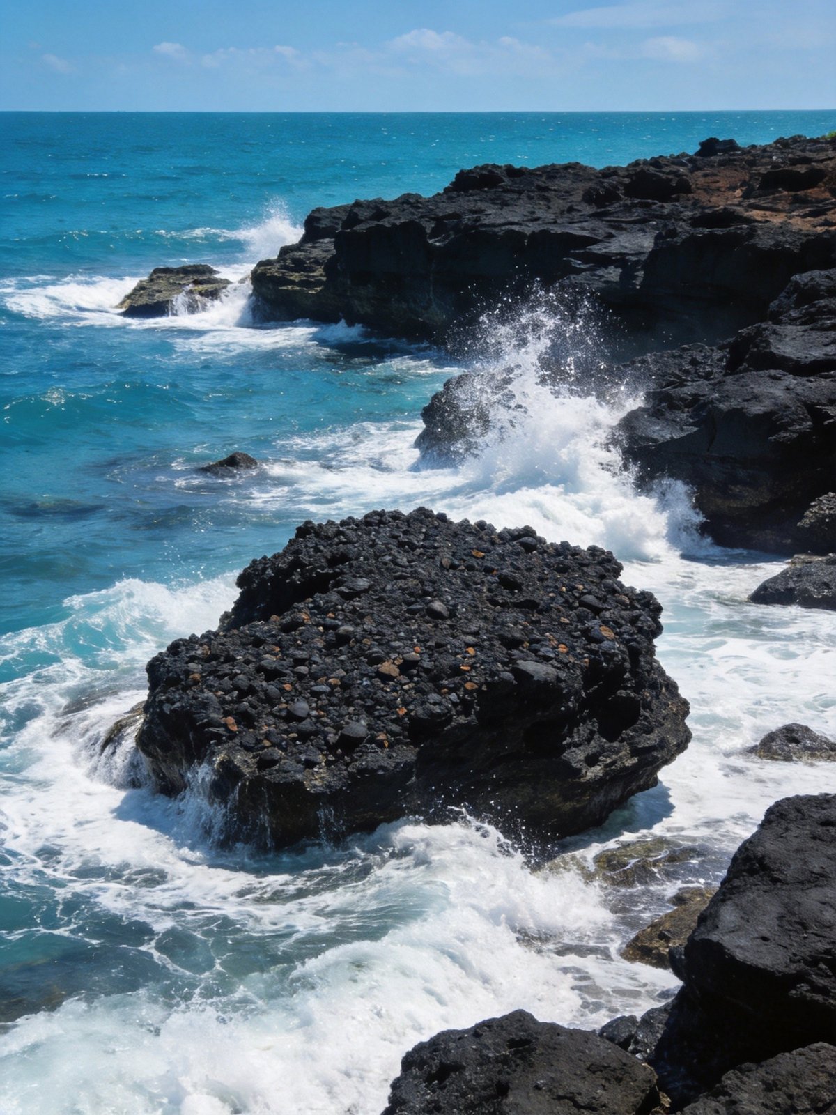 涠洲岛火山熔岩海岸