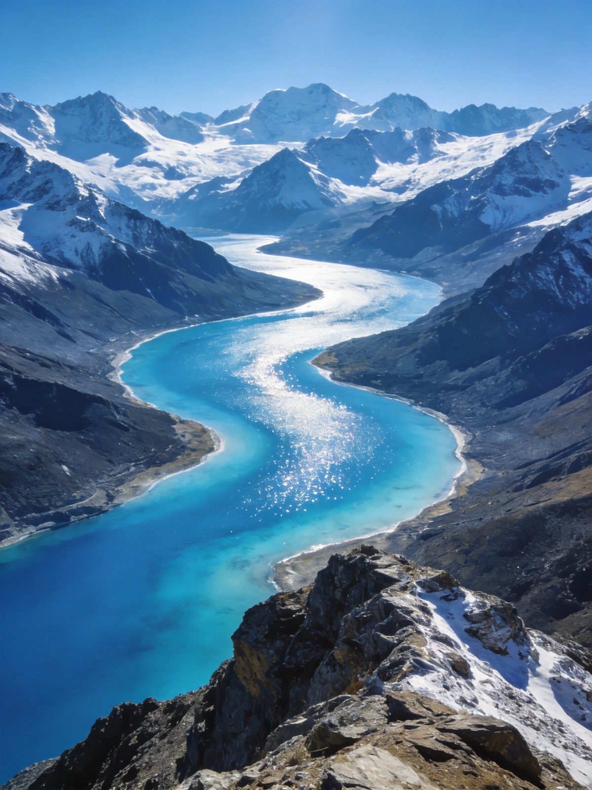 羊卓雍措湖景