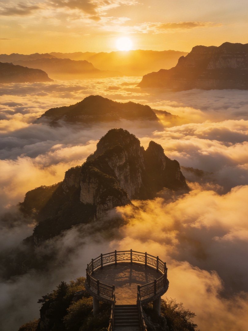 茱萸峰云海