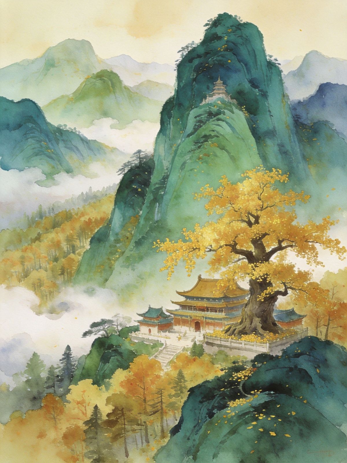 随州大洪山云雾
